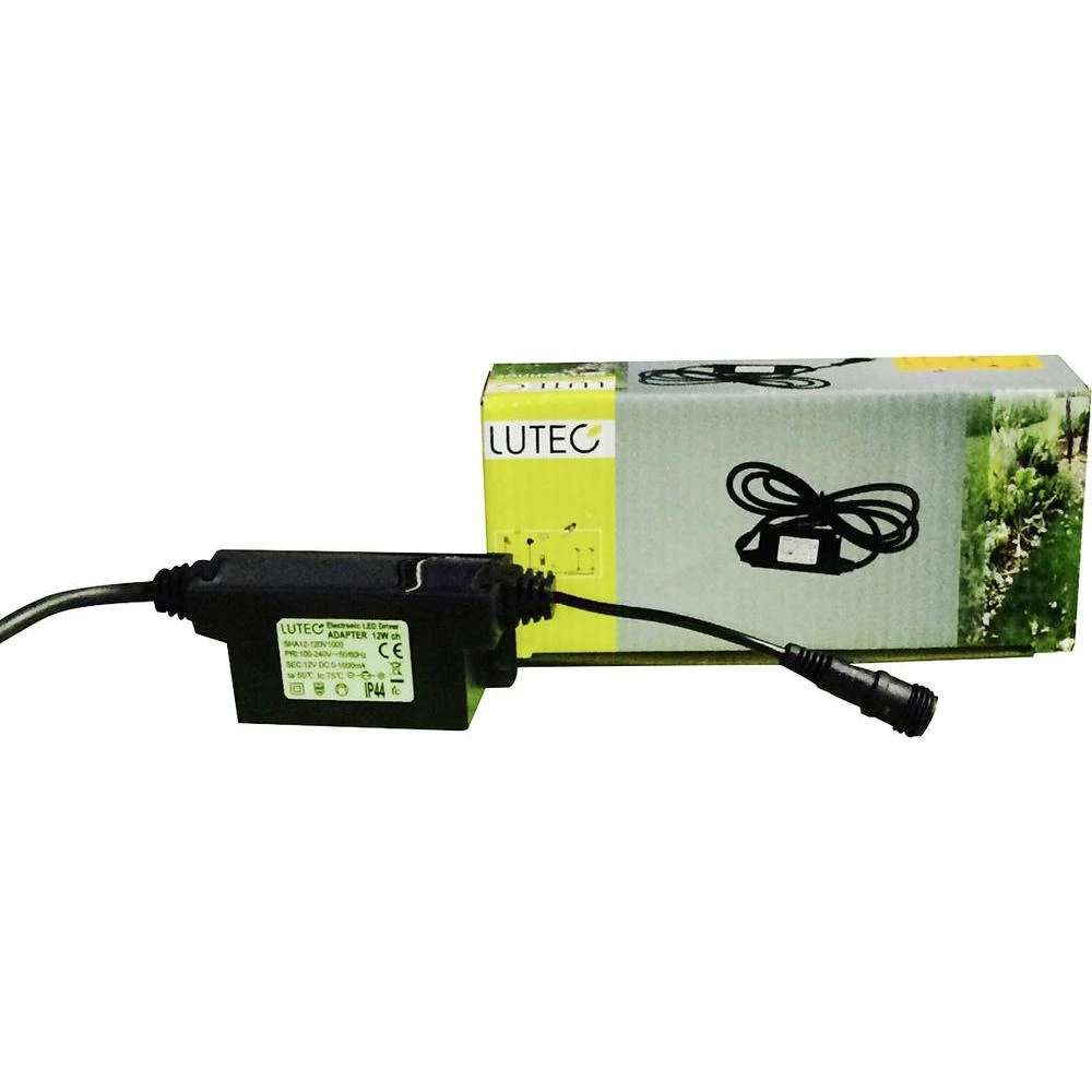 Transformator 12 W Lutec sun'connec, solarni sustav rasvjete sun'connec, crna slika