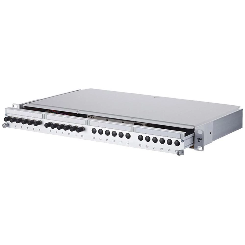 12-portni svjetlovodni patch panel Metz Connect 1502220112-E 1 HE slika