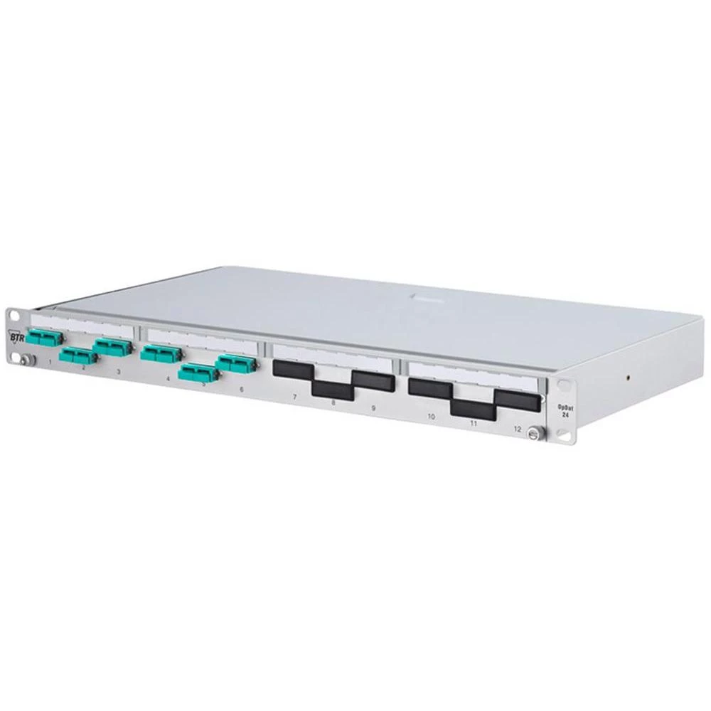 6-portni svjetlovodni patch panel Metz Connect 150225BA06-E 1 HE slika