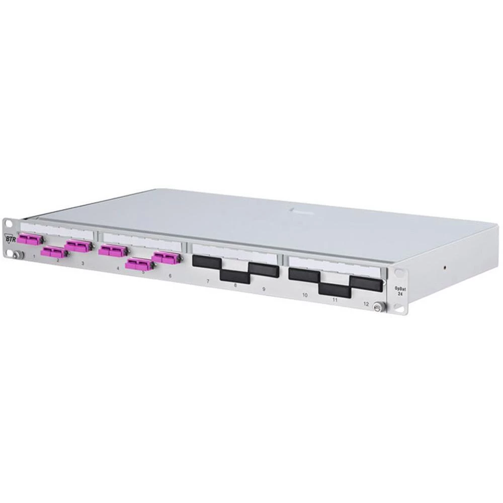 6-portni svjetlovodni patch panel Metz Connect 150227BB06-E 1 HE slika