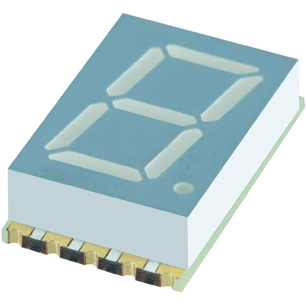 7 segmentni prikaz, crvena 10.16 mm 1.85 V broj znamenki: 1 Kingbright KCSA04-105 slika