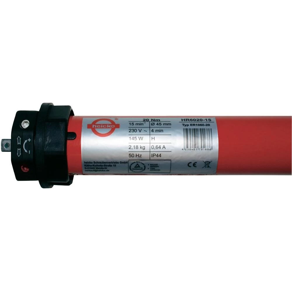 Motor za rolete HR6050-12 Heicko vratilo 60 mm, mehanički podesiv, 50 Nm vlačna sila (maks.) 100 kg slika
