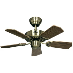 Stropni ventilator CasaFan Classic Royal 75 MA (promjer) 75 cm boja krila: stari hrast, boja kućišta: mesing slika