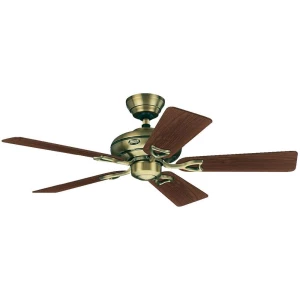 Stropni ventilator Hunter Seville II MA (promjer) 112 cm boja krila: orah, hrast, boja kućišta: mesing slika