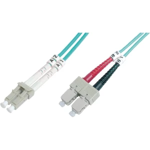 Digitus Professional Kabel svjetlovoda;Duplex Muški konektor LC / Muški konektor SC 50/125µ Multimode OM3 2 m slika