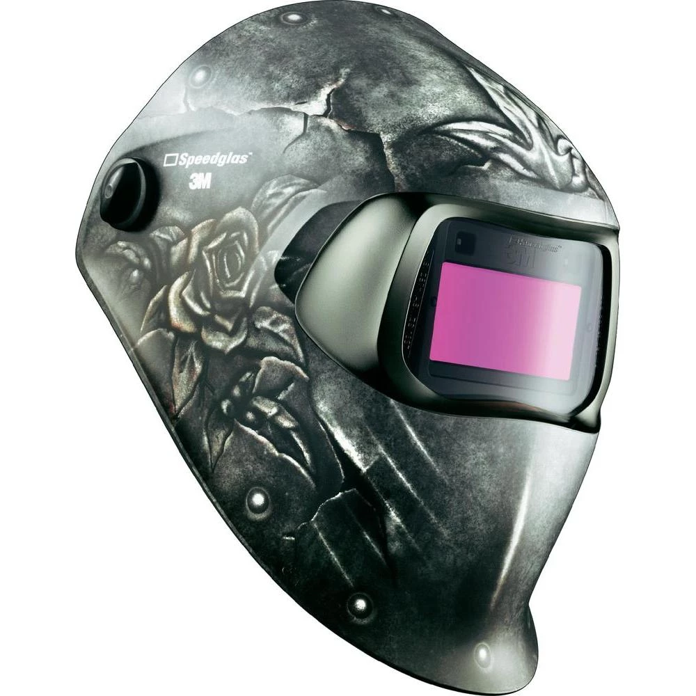 SpeedGlas 100 WELDING SHIELD STEEL ROSE zaštitna kaciga za varenje EN 379, EN 166, EN 175, EN 169 H751820 slika