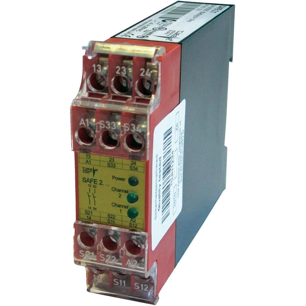 Sigurnosni relej za isključivanje u nuždi i nadzor vrata Riese SAFE 2.1 24 V DC/AC slika