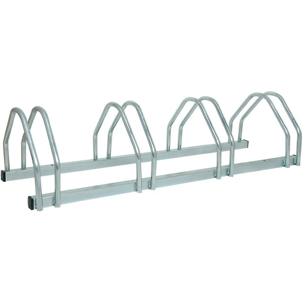 Stalak za bicikle 5 mjesta 2-strani, kompaktni Moravia 169.19.382 čelik, cink-sive boje slika