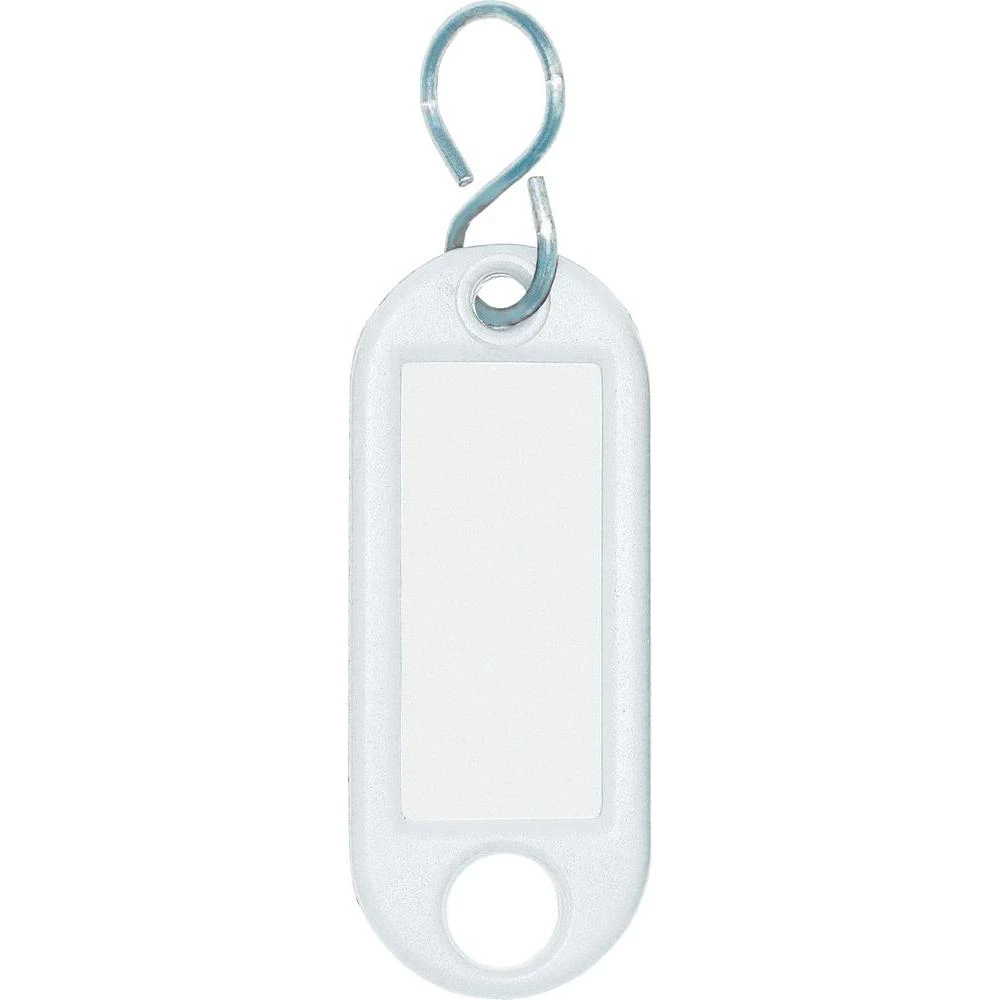 Privjesak za ključeve bijeli 10 kom. slika