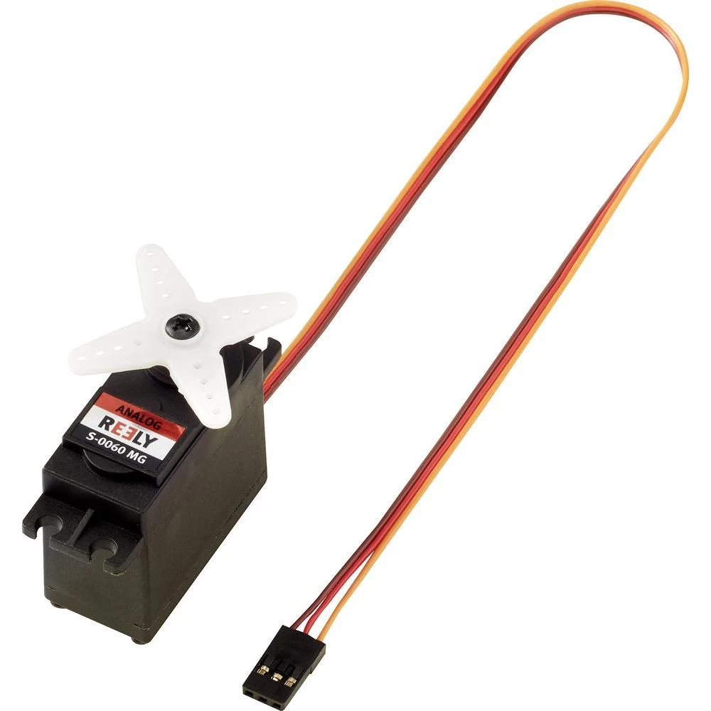 Reely Standard-Servo S0060 MG analogni servo motor, materijal: metal, utični sustav: JR slika