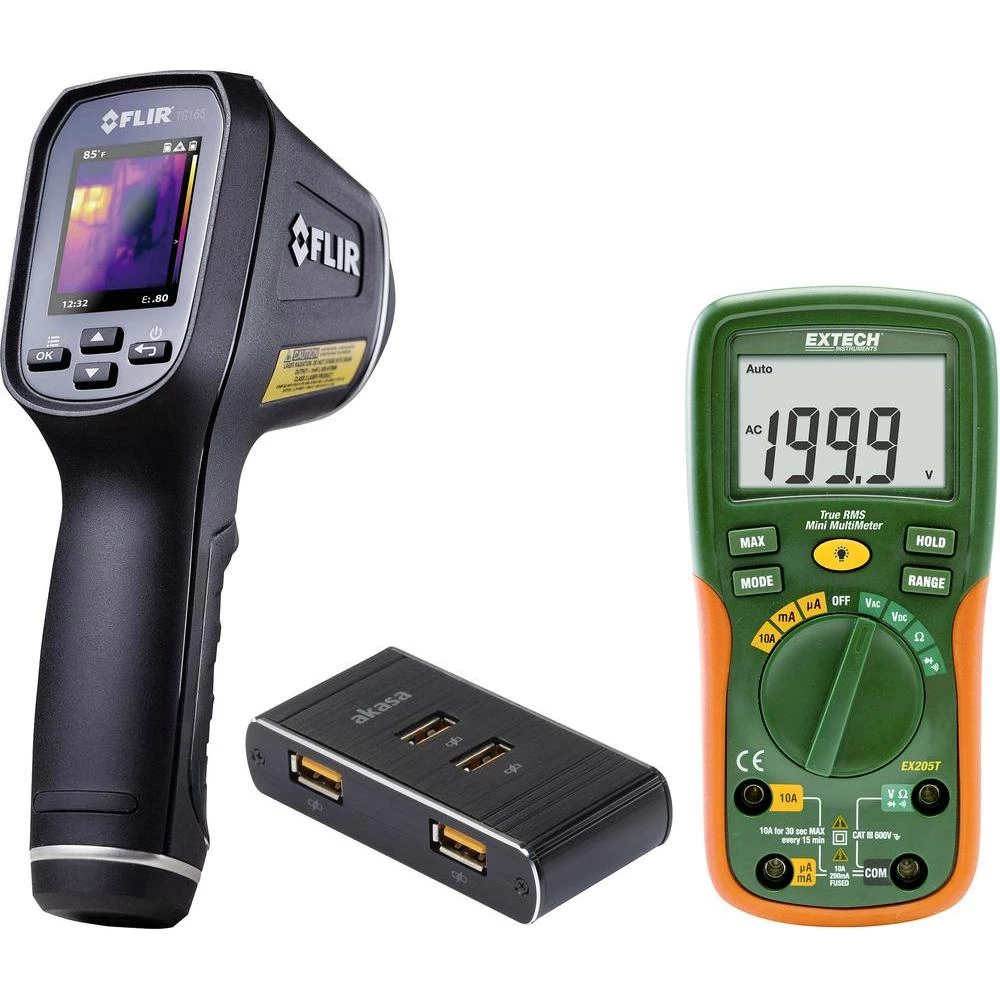 Infracrveni termometar FLIR TG165 + FPS-3500/4 + EX205T optika 24: 1 -25 do +380 °C pirometar slika