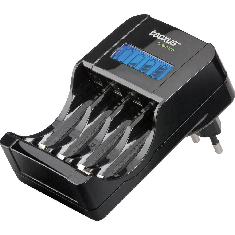 Punjač za okrugle baterije Tecxus TC1000 LCD Micro (AAA), Mignon (AA) slika