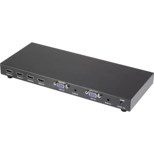 5-portni HDMI/VGA preklopnik SpeaKa Professional sa daljinskim upravljačem, Ultra HD ready 3840 x 2160 piksela slika
