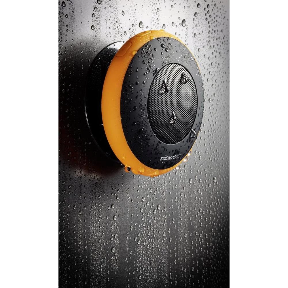 Bluetooth® zvučnik Aquapod Boompods funkcija slobodnog govora, zaštićen od prskanja, otporan na udarce narančasta slika