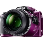 Digitalna kamera Coolpix B-500 Nikon 16 mil. piksela optički zoom: 40 x ljubičasta Full HD video, sklopivi ekran, Bluetooth