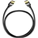 DisplayPort priključni kabel [1x DisplayPort utikač - 1x DisplayPort utikač] Oehlbach Impact Plus 1 m crna