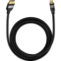 DisplayPort priključni kabel [1x Mini-DisplayPort utikač - 1x DisplayPort utikač] Oehlbach Impact Plus M1 2 m crna slika
