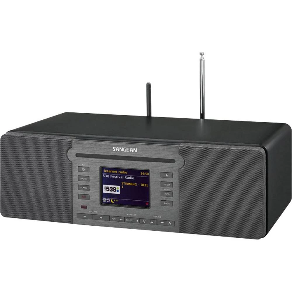 Internetski stolni radio DDR-66BT (SmartLink 9) Sangean AUX, Bluetooth®, CD, DAB+, internetski radio, NFC, SD, UKV, USB DLNA slika