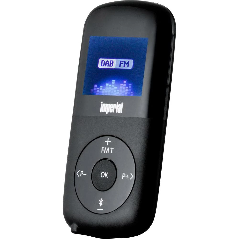 DAB+ džepni radio Imperial Dabman 1 Bluetooth®, DAB+, UKV može se ponovo napuniti crna slika