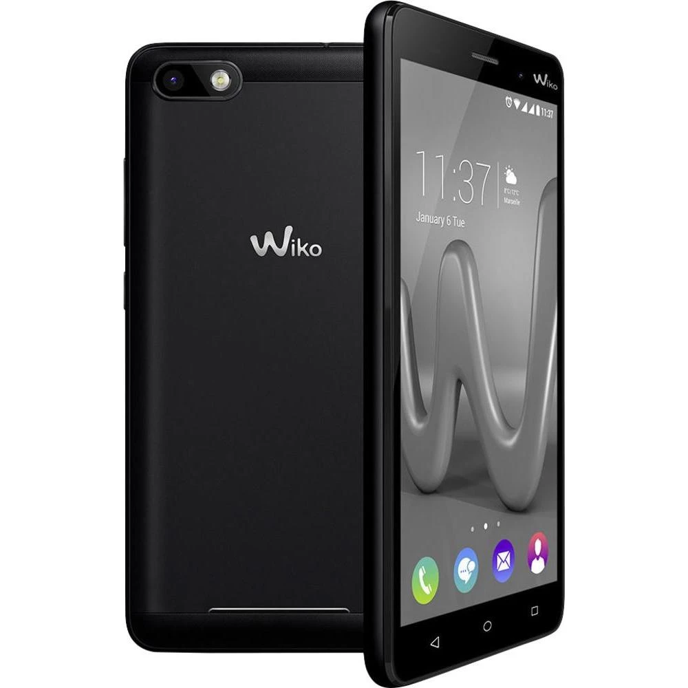 Dual SIM pametni telefon Lenny 3 WIKO 12.7 cm (5 inča) 1.3 GHz Quad Core 16 GB 8 mil. piksela Android™ 6.0 Marshmallow crn slika