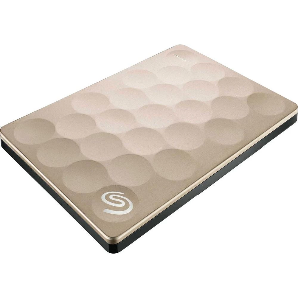 Vanjski tvrdi disk Seagate 6.35 cm (2.5 inča) 2 TB Backup Plus Ultra Slim zlatna USB 3.0 slika