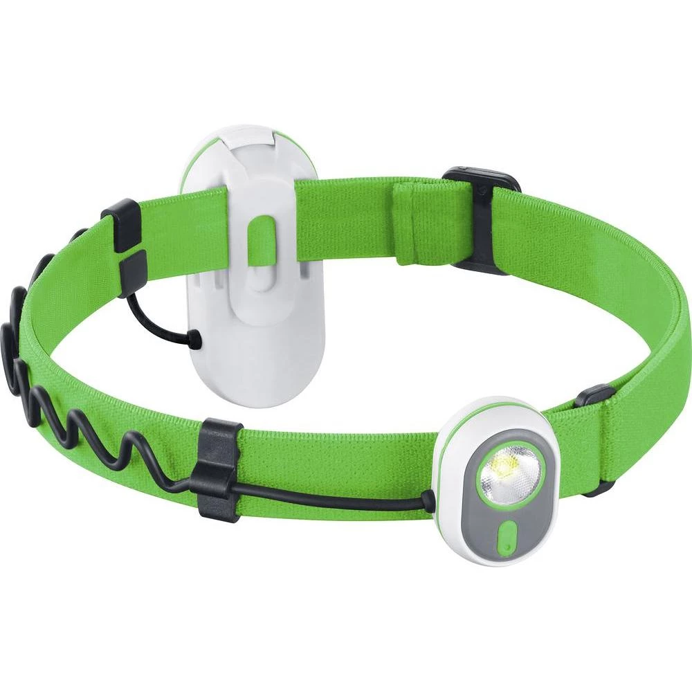 LED svjetiljka za na glavu AS01 Alpina Sport na baterije zelena 3.7208 slika