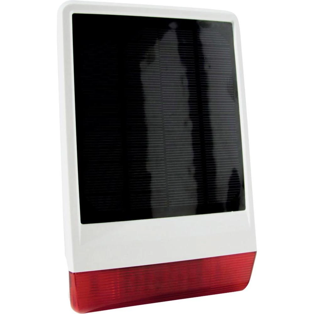 Schwaiger ZHS14 solarna vanjska sirena sa signalnim svjetlom, domet maks. (na otvorenom) 100 m slika