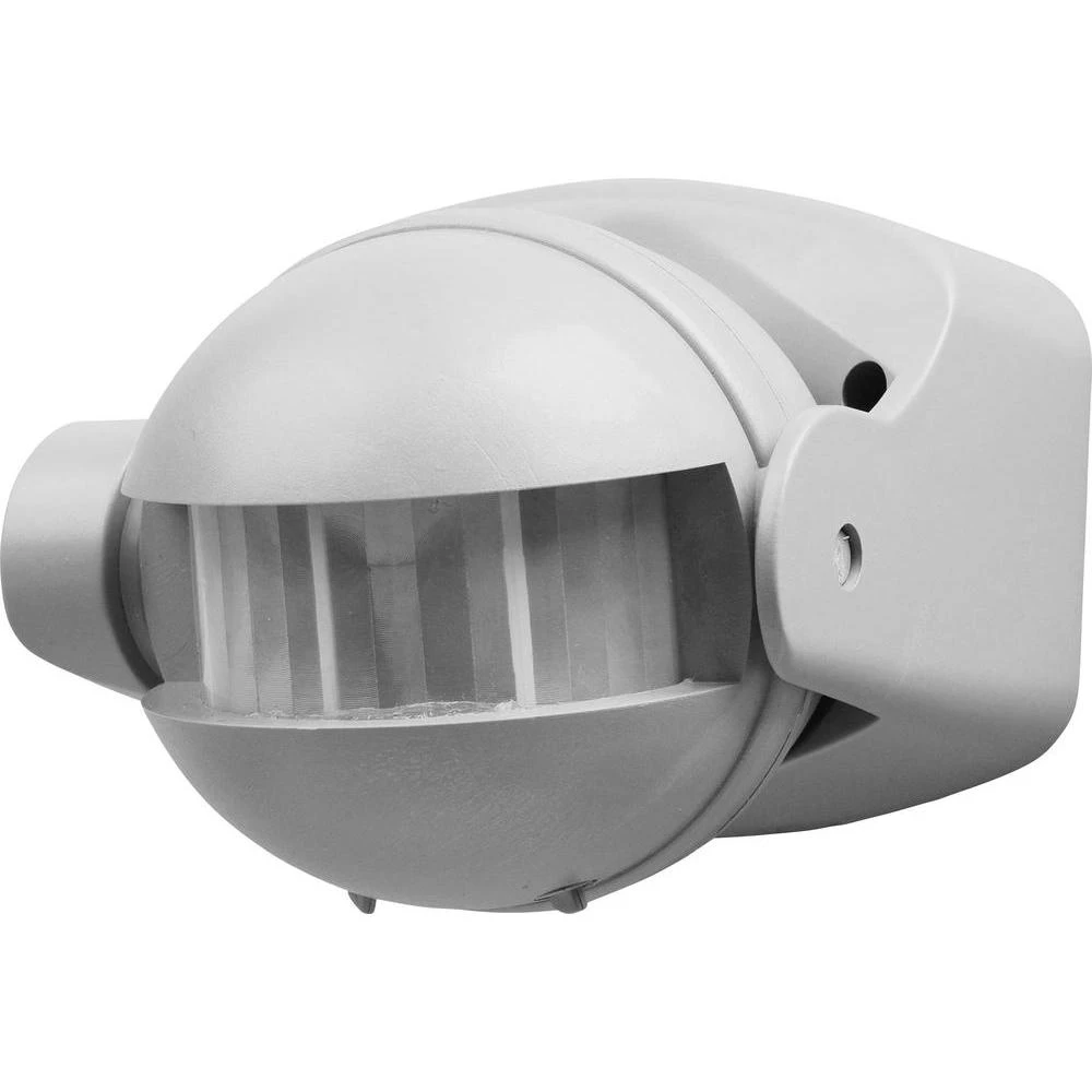 PIR alarm pokreta za na zid 10.017.09 Smartwares 180 ° srebrna IP44 slika