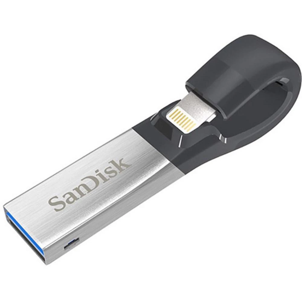 USB dodatna memorija pametni telefon/tablet SanDisk iXpand™ crna/srebrna 16 GB USB 3.0, Lightning slika