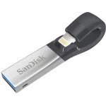 USB dodatna memorija pametni telefon/tablet SanDisk iXpand™ crna/srebrna 16 GB USB 3.0, Lightning