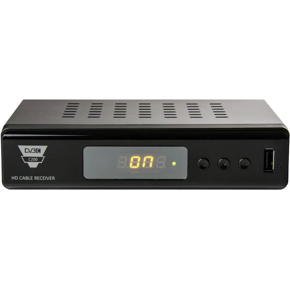 HD prijamnik za kablovsku televiziju C200 Opticum prednji USB slika