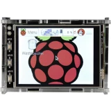 Raspberry Pi® kućište akrilno staklo bistro 3.2TC Raspberry Pi® B+, Raspberry Pi® 2 B, Raspberry Pi® 3 B