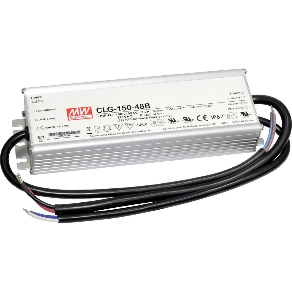 LED pogonski sklop, preklopno napajanje Mean Well CLG-150-48B 153.6 W (maks.) slika