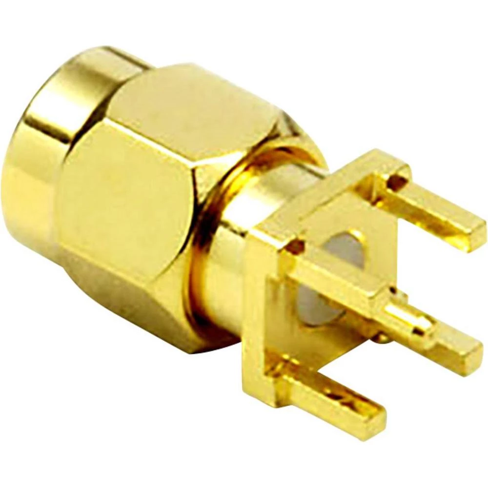 SMA povratni utični konektor, utikač, ugradbeni, vertikalni, 50 BKL Electronic 0409061 1 kom. slika