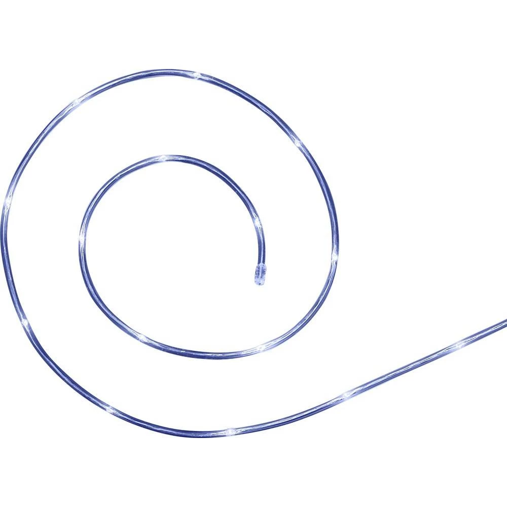 Mikro svjetlosni lanac, za vanjsku upotrebu, na baterije 65 LED plave boje 5.5 m Polarlite slika