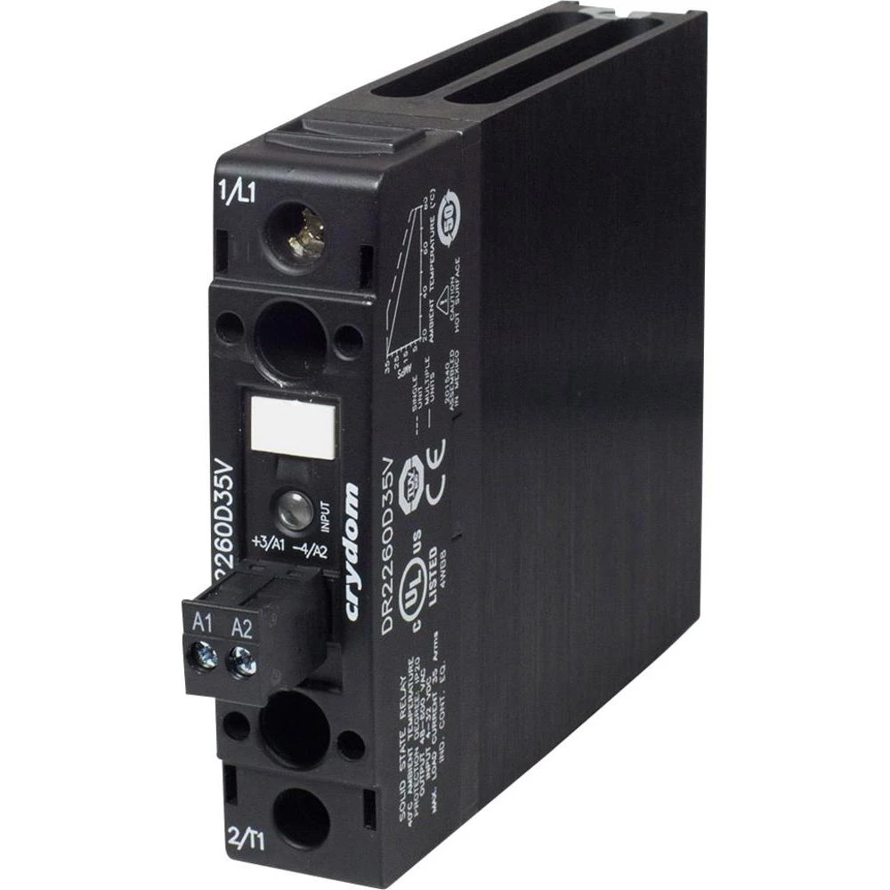 Poluprovodnička zaštita, serija DR2260 Crydom DR2260D35V struja opterećenja 35 A slika