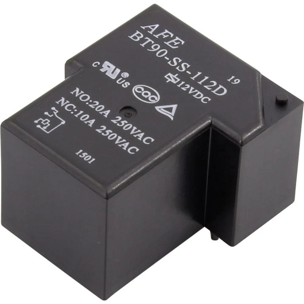 Relej za tiskanu pločicu 12 V/DC 20 A 1 preklopni AFE BT90-SS-112D 1 kom. slika