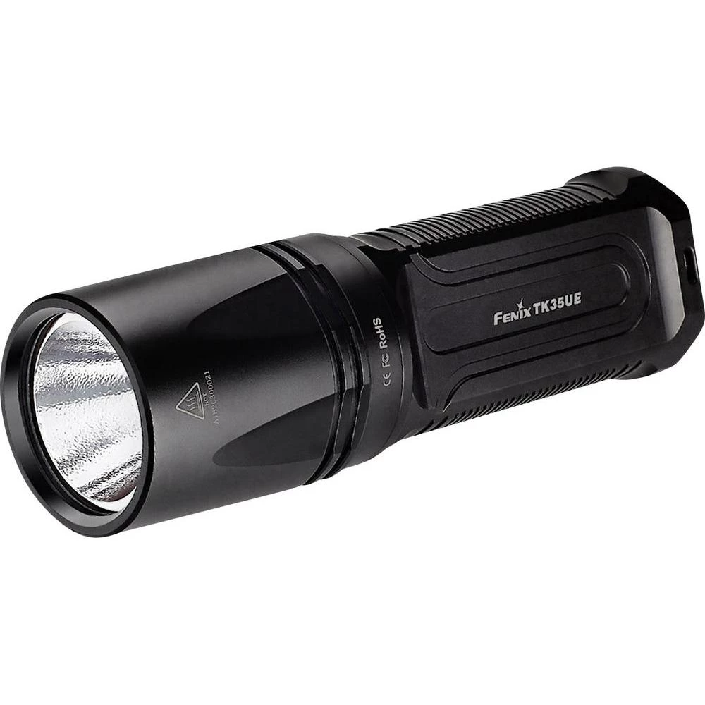 LED džepna svjetiljka Fenix TK35UE rad na obične i punjive baterije 2000 lm crne boje slika