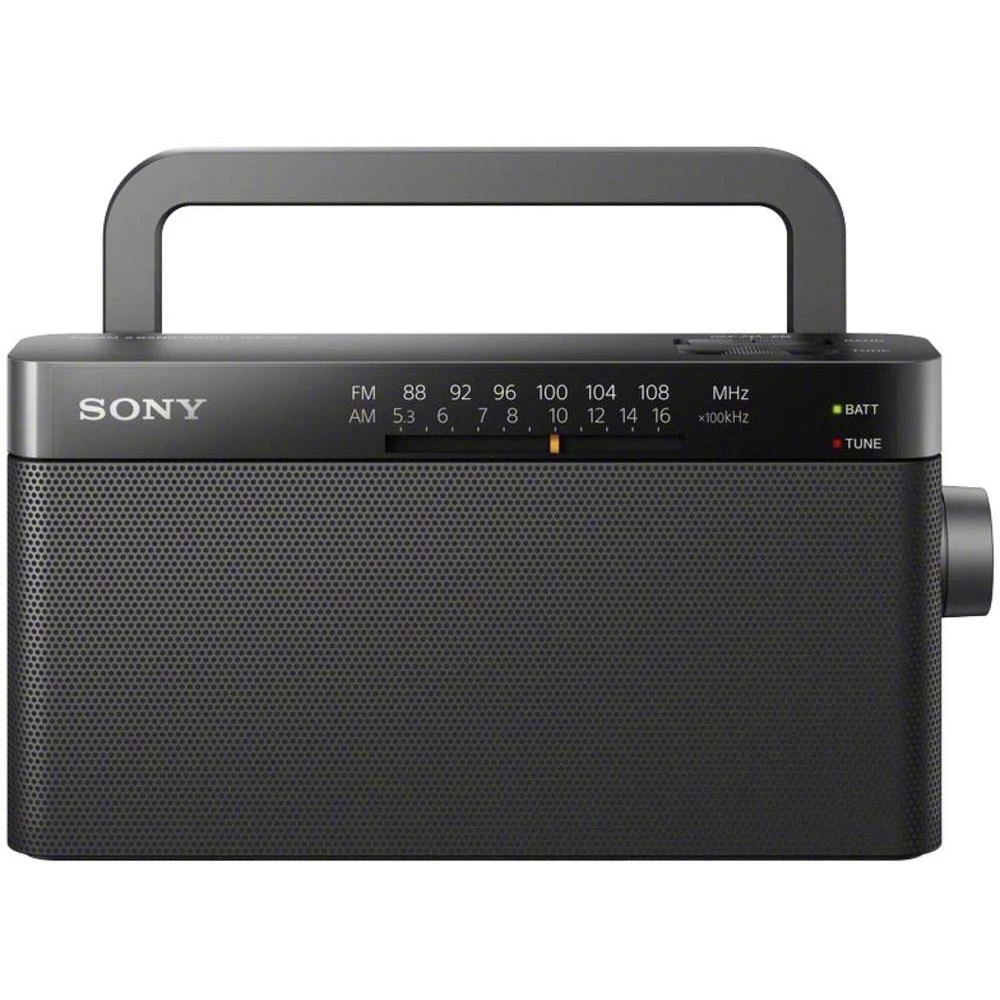 Sony ICF-306, putni radio, UKW, MW, crne boje slika