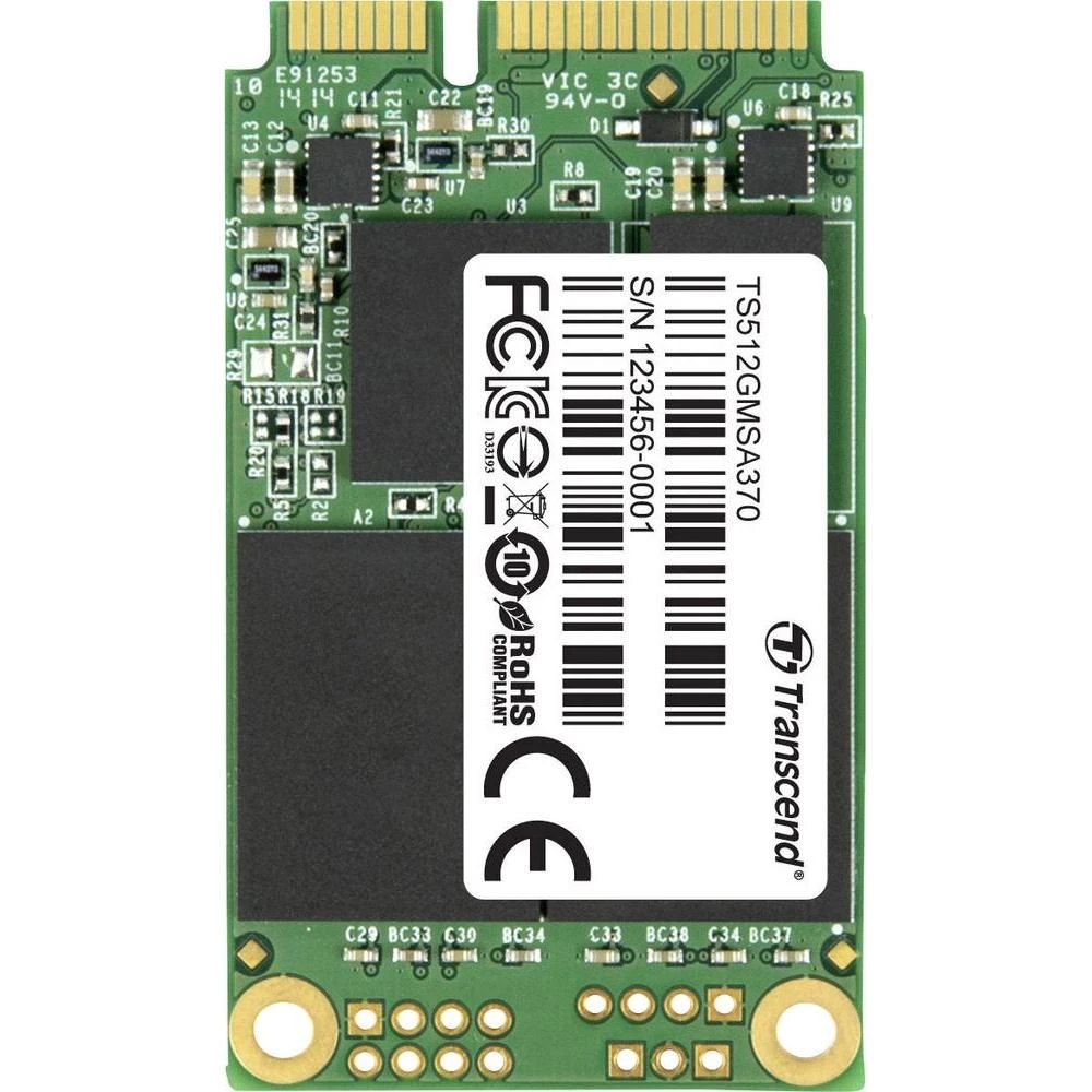 Unutarnji mSATA tvrdi disk SSD 512 GB Transcend Retail TS512GMSA370 mSATA slika