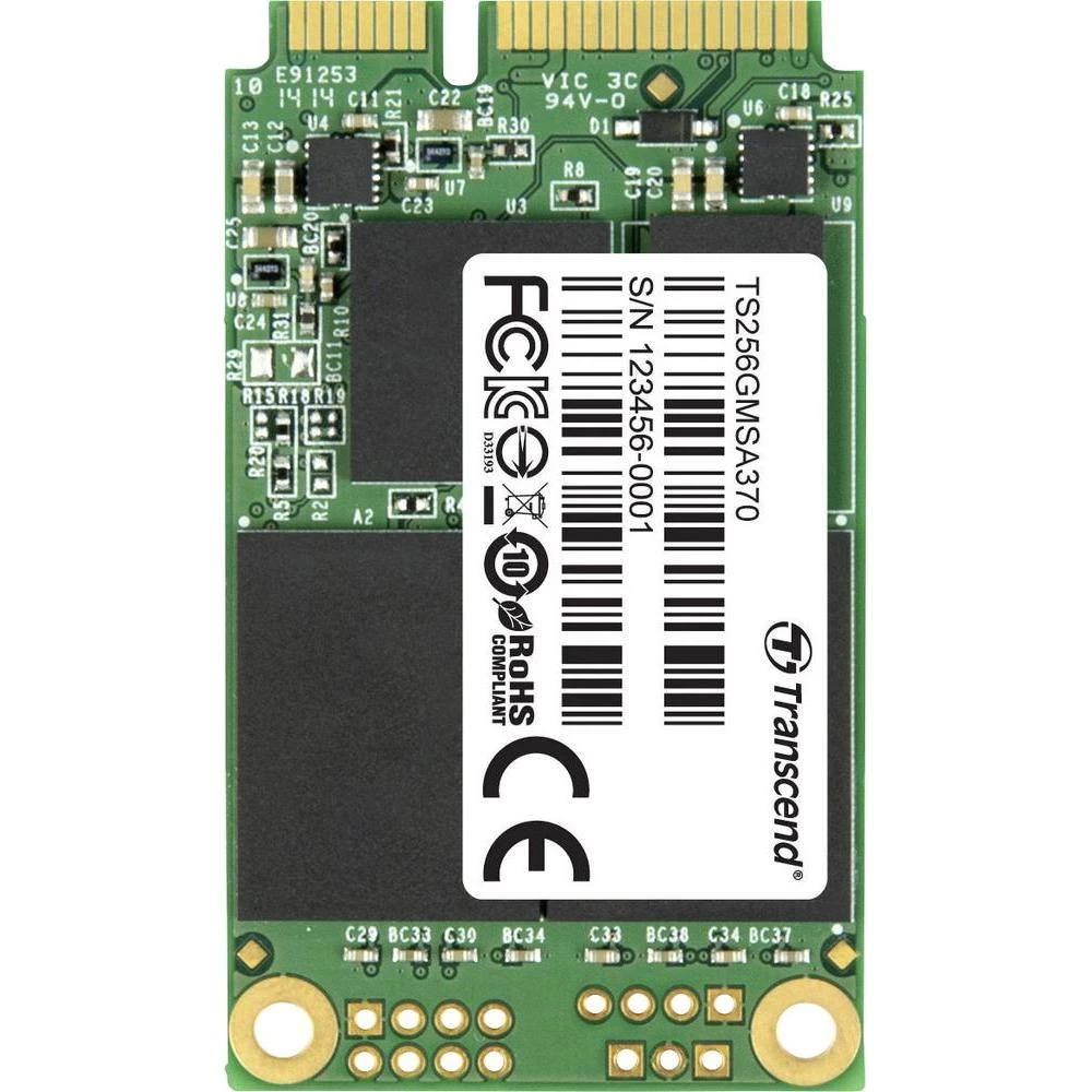 Unutarnji mSATA tvrdi disk SSD 256 GB Transcend Retail TS256GMSA370 mSATA slika