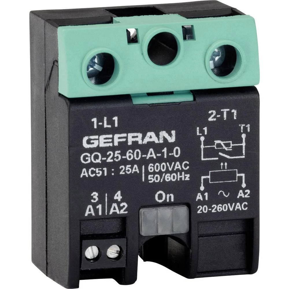 Jednofazni poluprovodnički relej 1 kom. Gefran GQ-50-60-D-1-3 slika