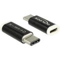 USB 2.0 adapter [1x USB-C™ utikač - 1x USB 2.0 utičnica Micro-B] crne boje Delock slika