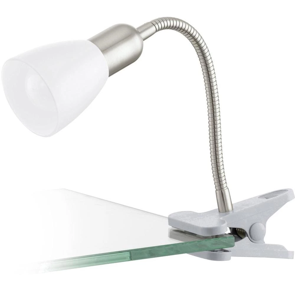 LED svjetiljka sa kopčom LED E14 4 W EGLO Dakar 3 92932 srebrna, krom slika