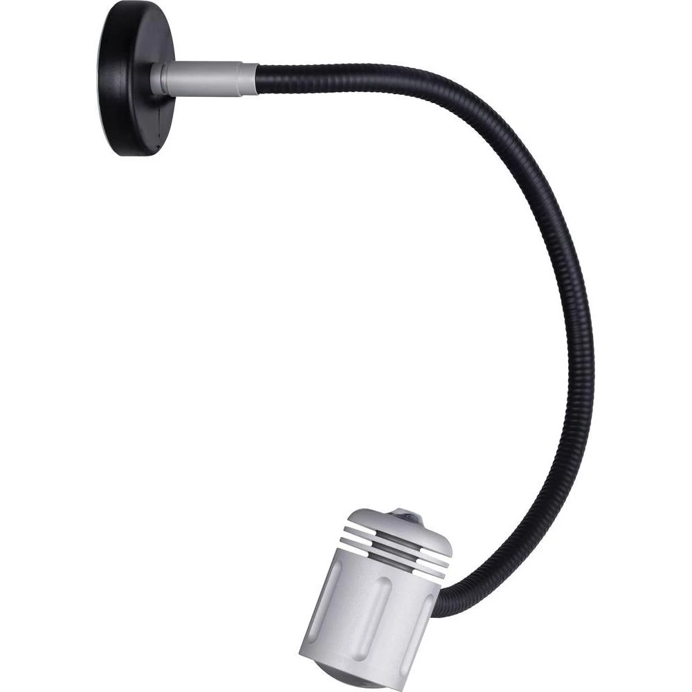 LED zidni reflektor 9 W hladna bijela less'n'more Prolyx P-ML aluminij, crna slika