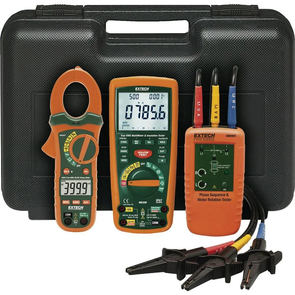 Ručni multimetar Extech MG302-MTK komplet za rješavanje problema motora i pogonskih sustava CAT III 1000 V, CAT IV 600 V slika