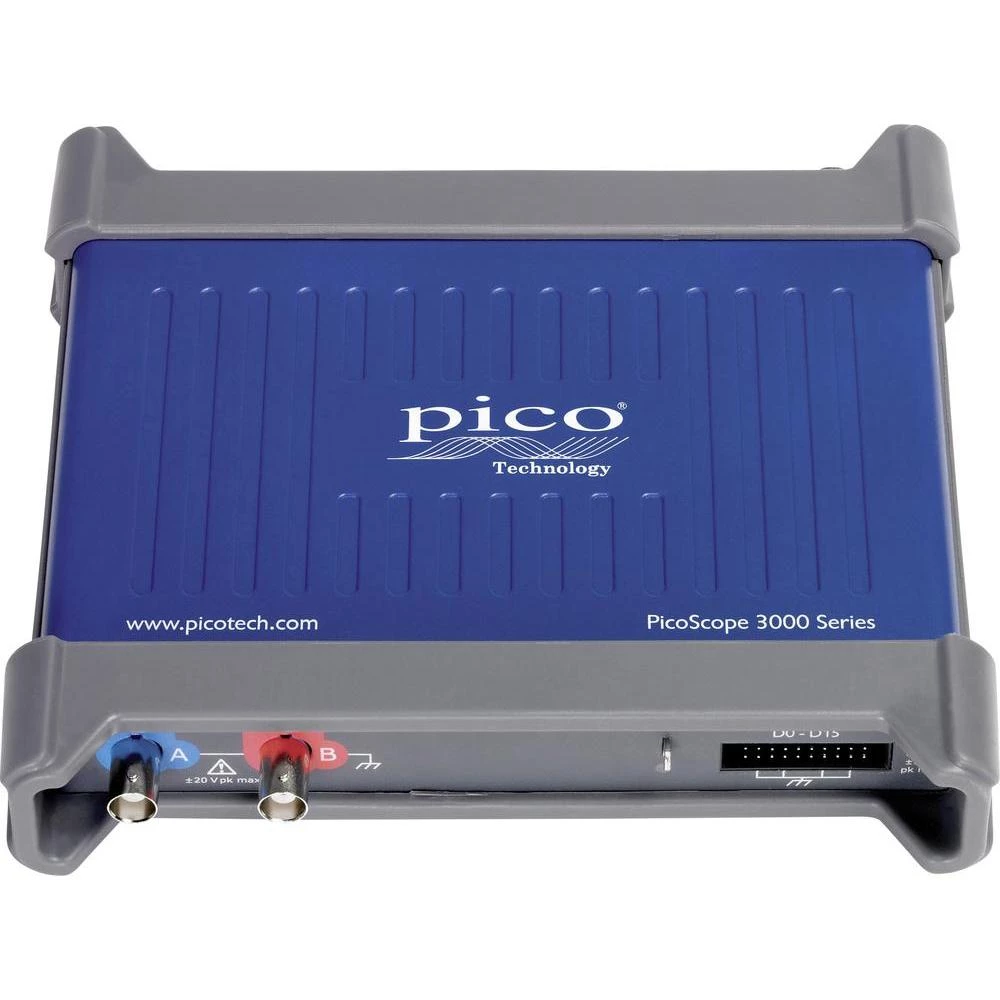 USB-osciloskop za računalo pico PicoScope 3204D MSO 70 MHz 18-kanalni 500 MSa/s 64 Mpts digitalna memorija (DSO), mješoviti sign slika