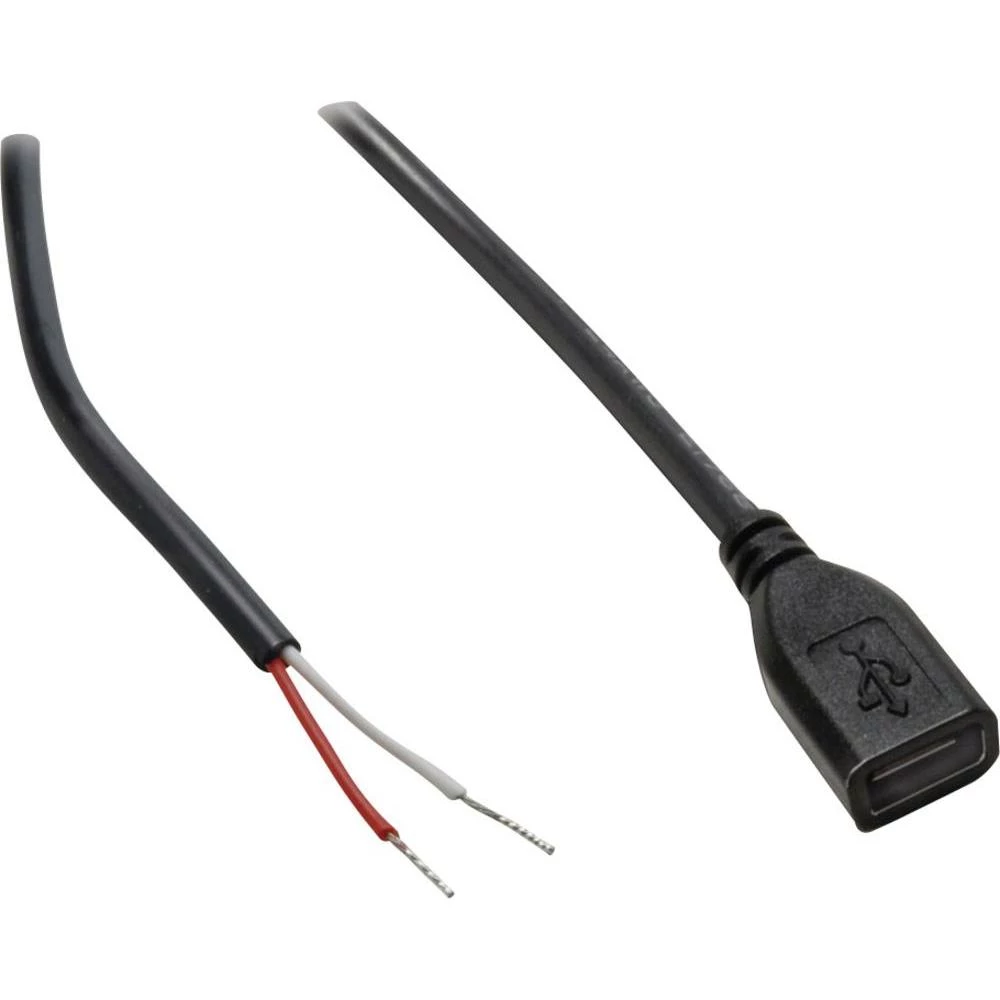 Micro USB-B sklopka, utikač, kabel sa otvorenim krajem, ravan 10080101 BKL Electronic sadržaj: 1 kom. slika