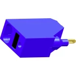 Adapterska spojka, plava boja 1 kom. Finder 093.62