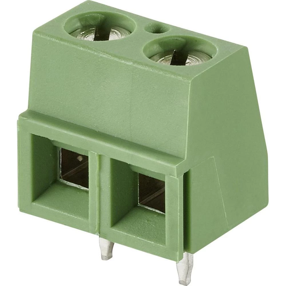 Vijčane spojke-blok 1.31 mm broj polova: 10 1-282836-0 TE Connectivity zelene boje 1 kom. slika